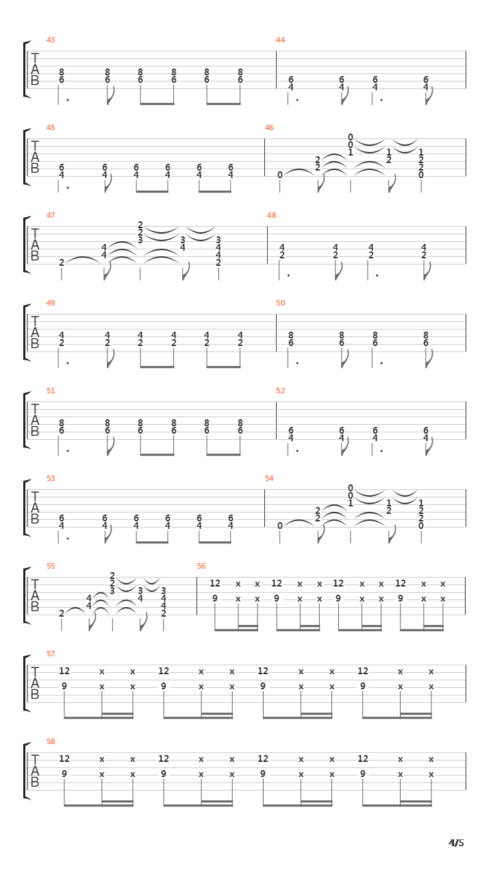 轻音少女(K-ON) - ぴゅあぴゅあはーと-澪、唯吉他谱