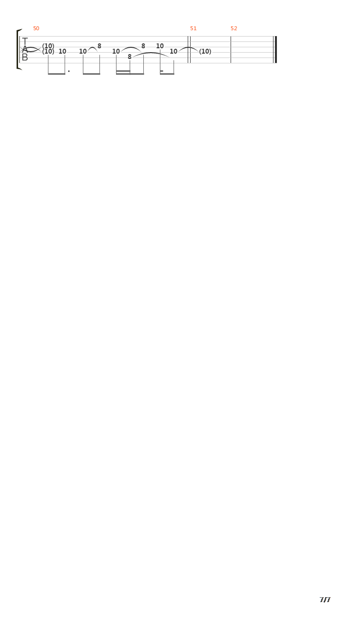 Death Note(死亡笔记) - Death Note (总谱)吉他谱