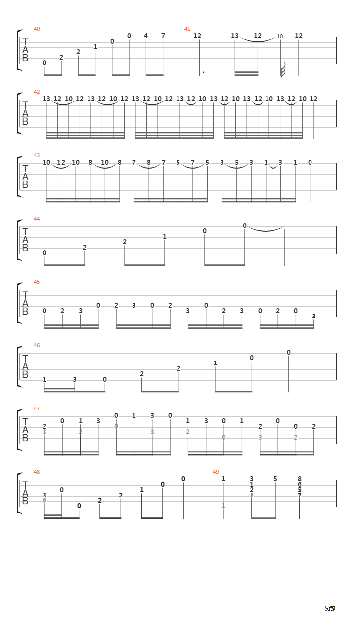 最终幻想9 - Vamo'Alla flamenco吉他谱