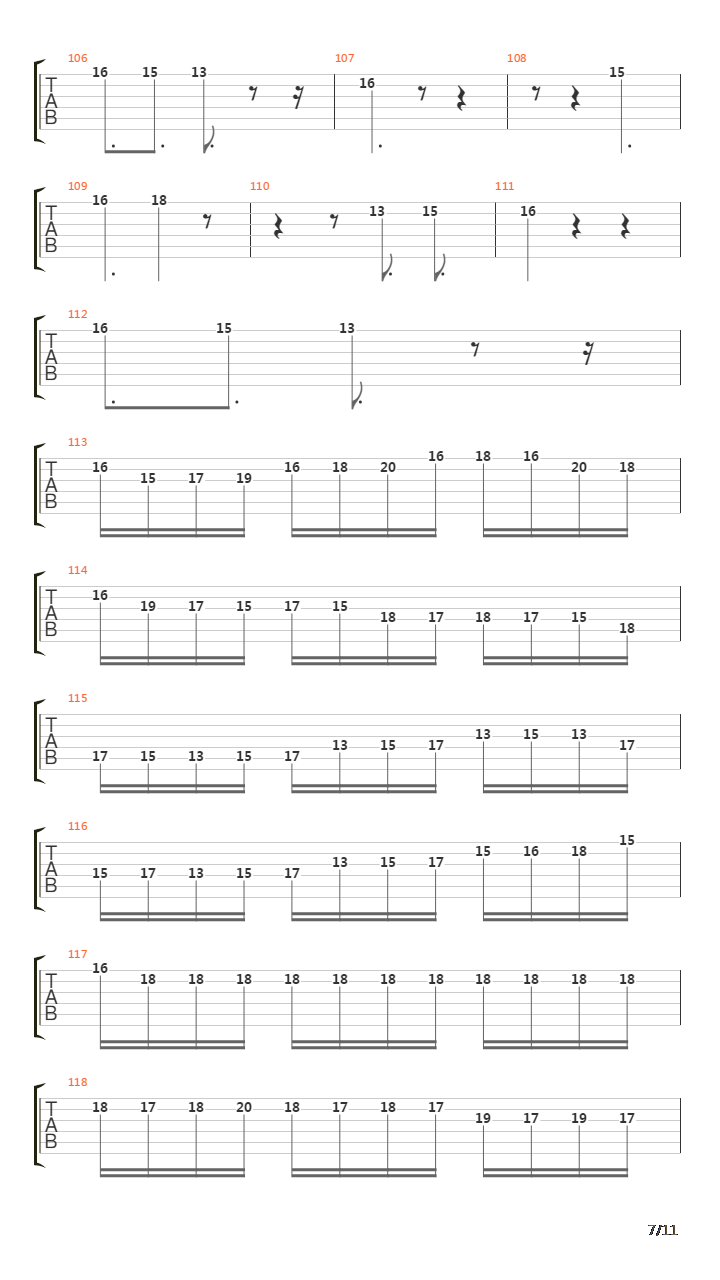 四季 - 冬吉他谱