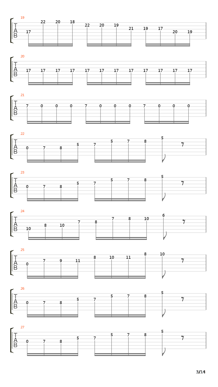 四季组曲吉他谱