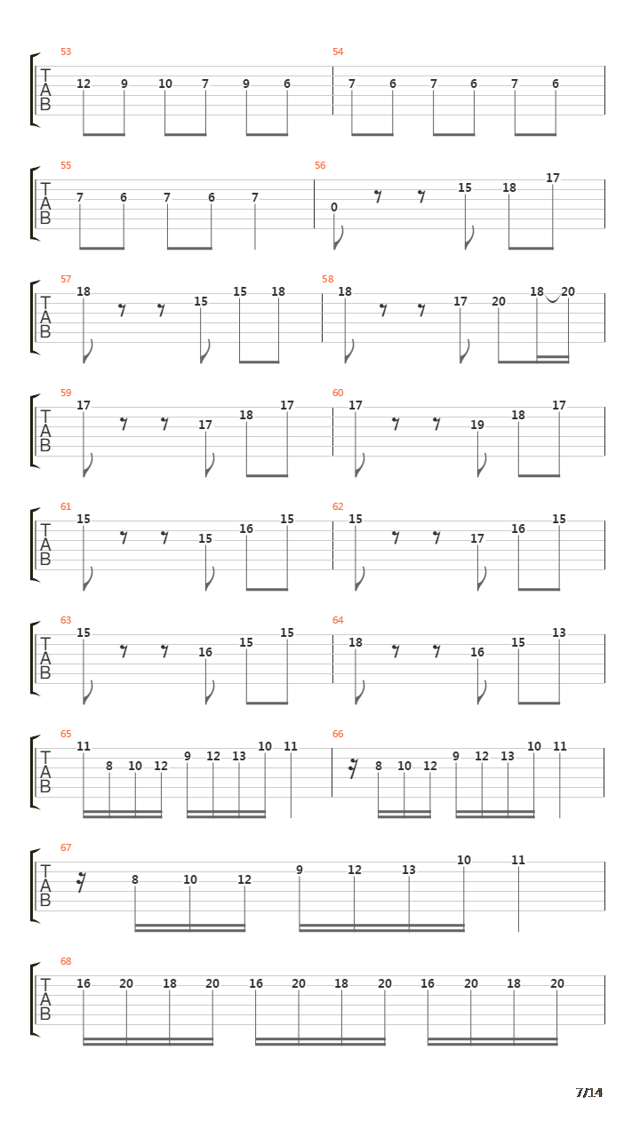 四季组曲吉他谱