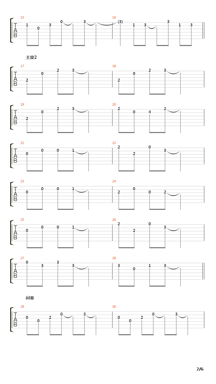 Going Home(回家)吉他谱