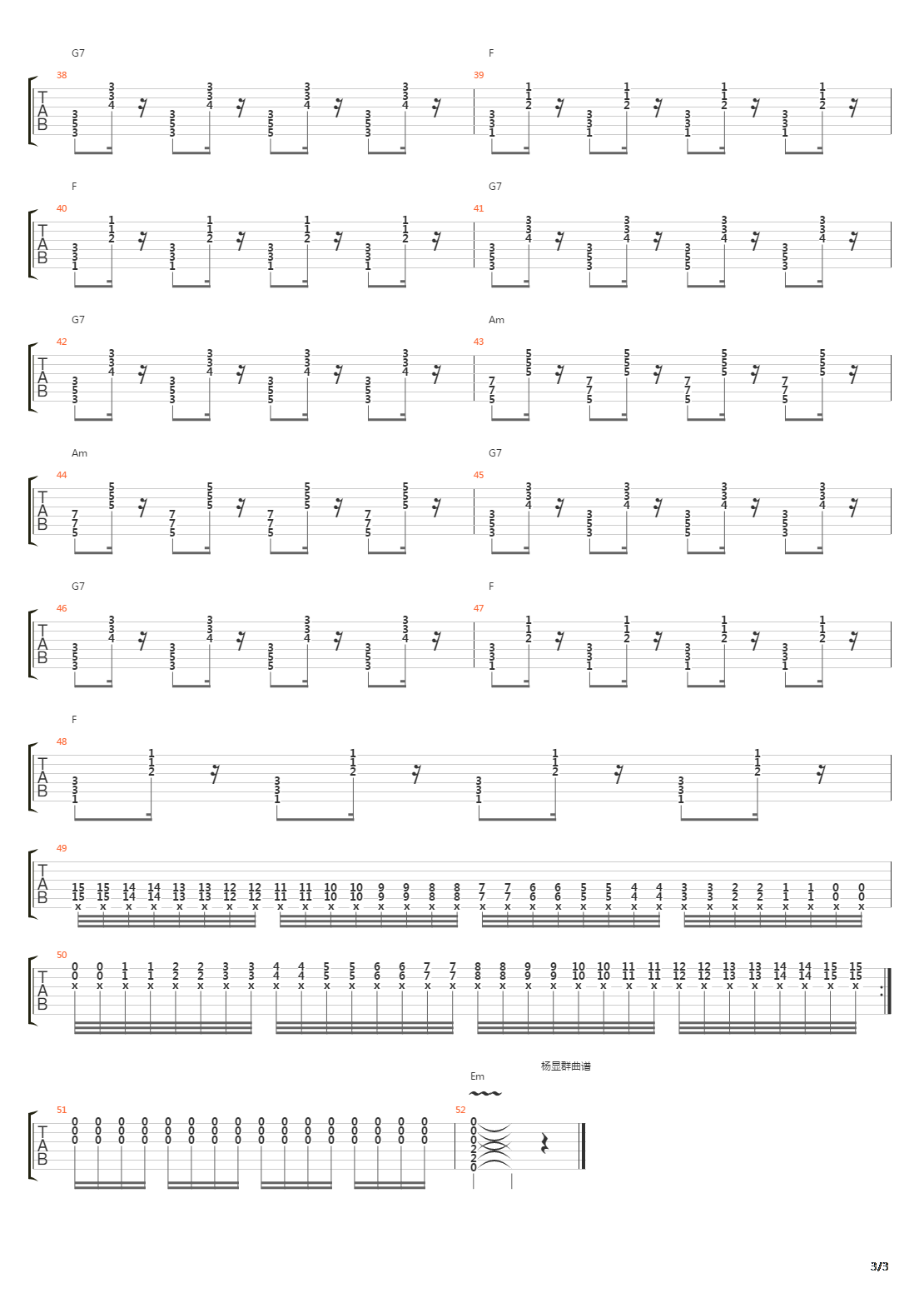 Pipeline(管路)吉他谱