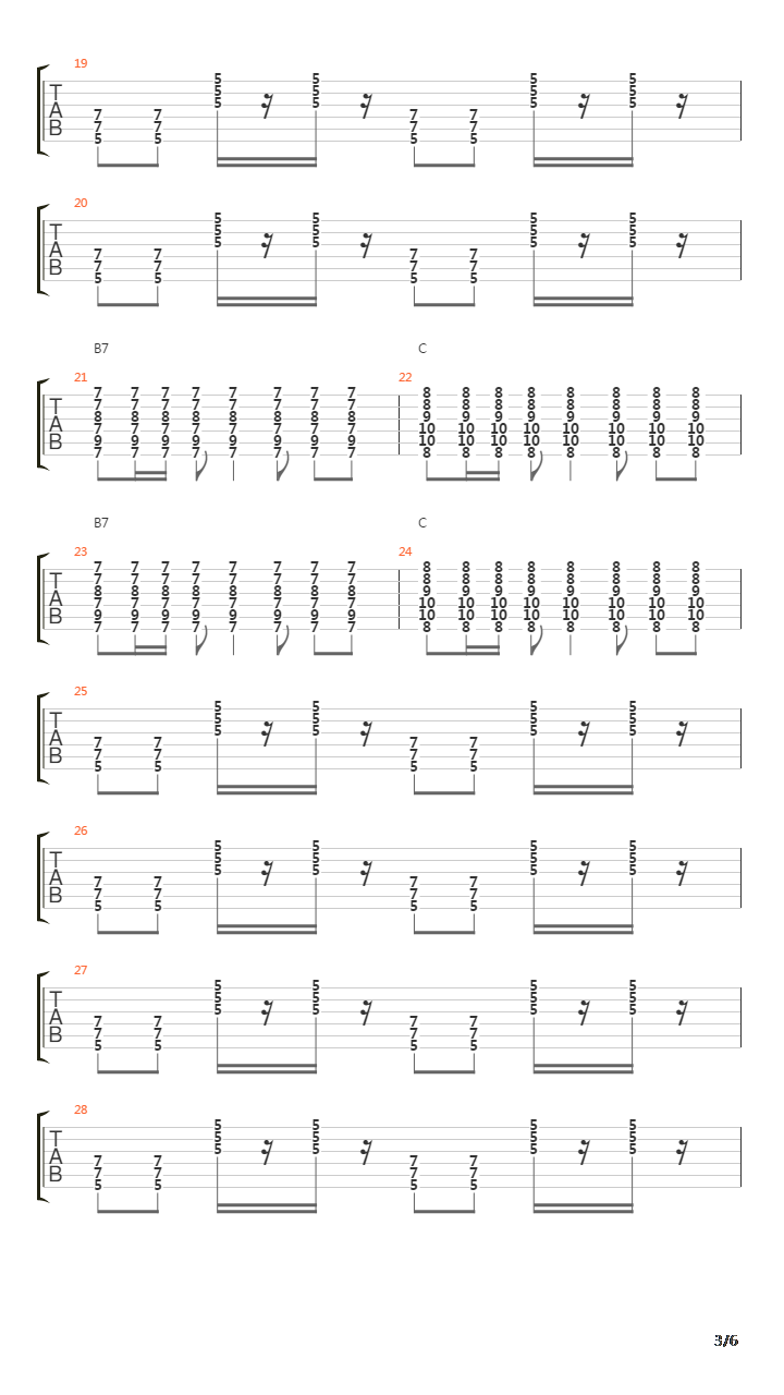 Pipeline(管路)吉他谱