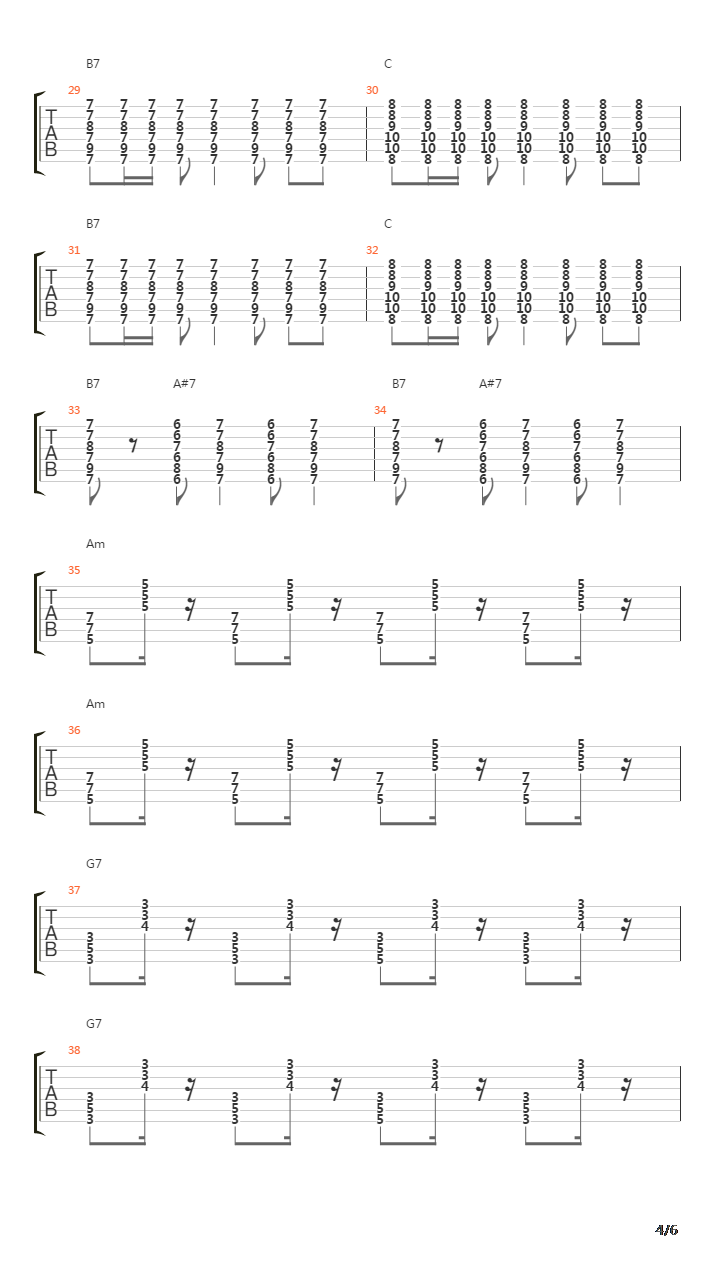 Pipeline(管路)吉他谱