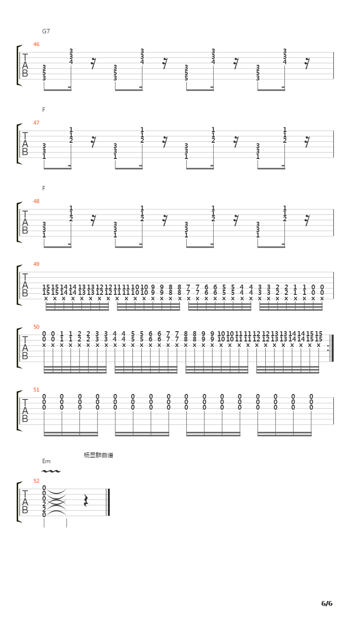 Pipeline(管路)吉他谱