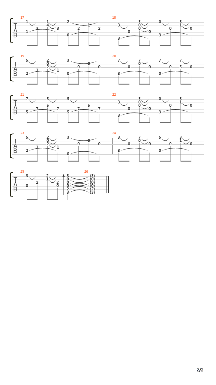 下课后的音乐室吉他谱