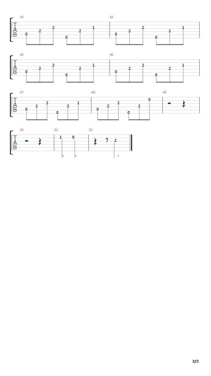 叙事曲吉他谱