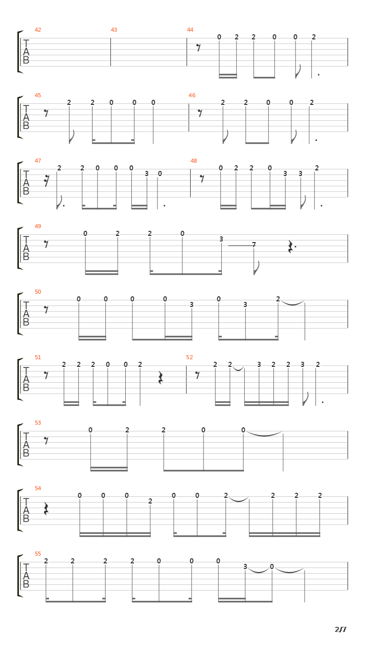 Hotel California (加州旅馆)吉他谱