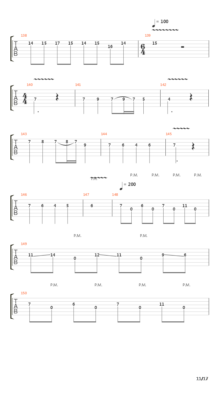 卡农 摇滚版（Canon Rock）吉他谱