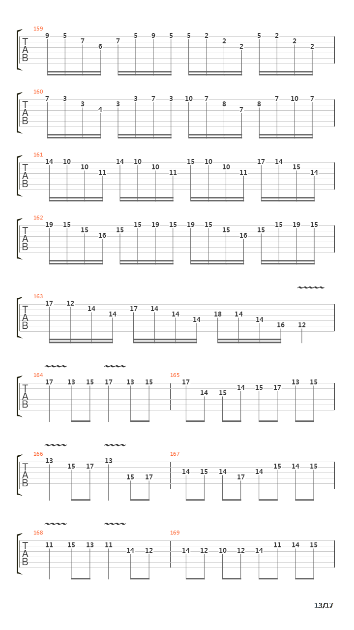 卡农 摇滚版（Canon Rock）吉他谱