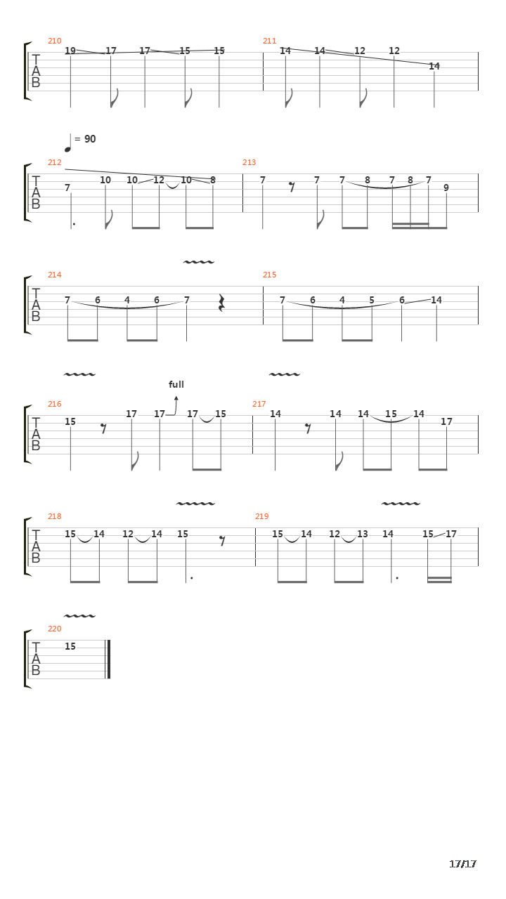 卡农 摇滚版（Canon Rock）吉他谱