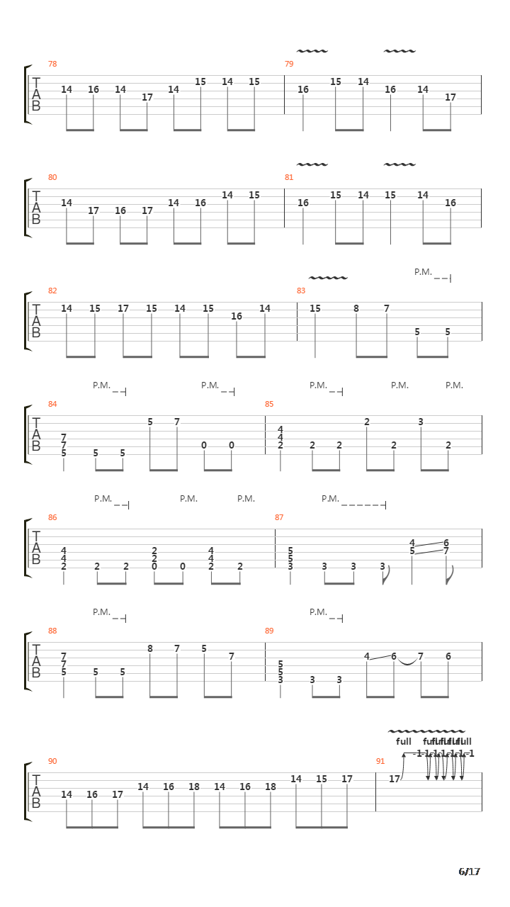 卡农 摇滚版（Canon Rock）吉他谱