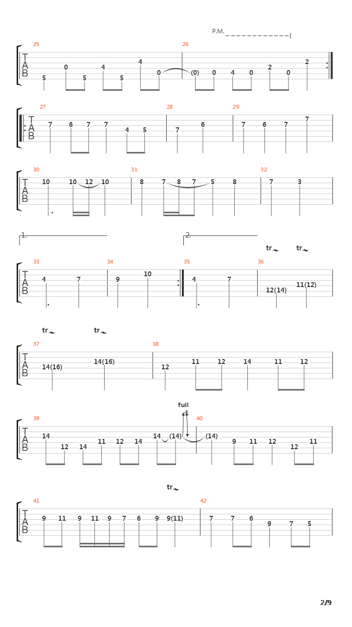 卡农 摇滚版(Canon Rock)吉他谱