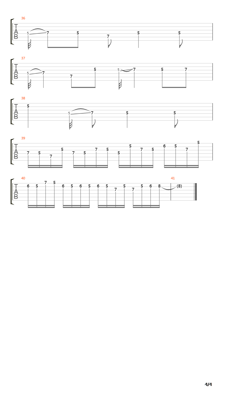 卡农(Canon)吉他谱