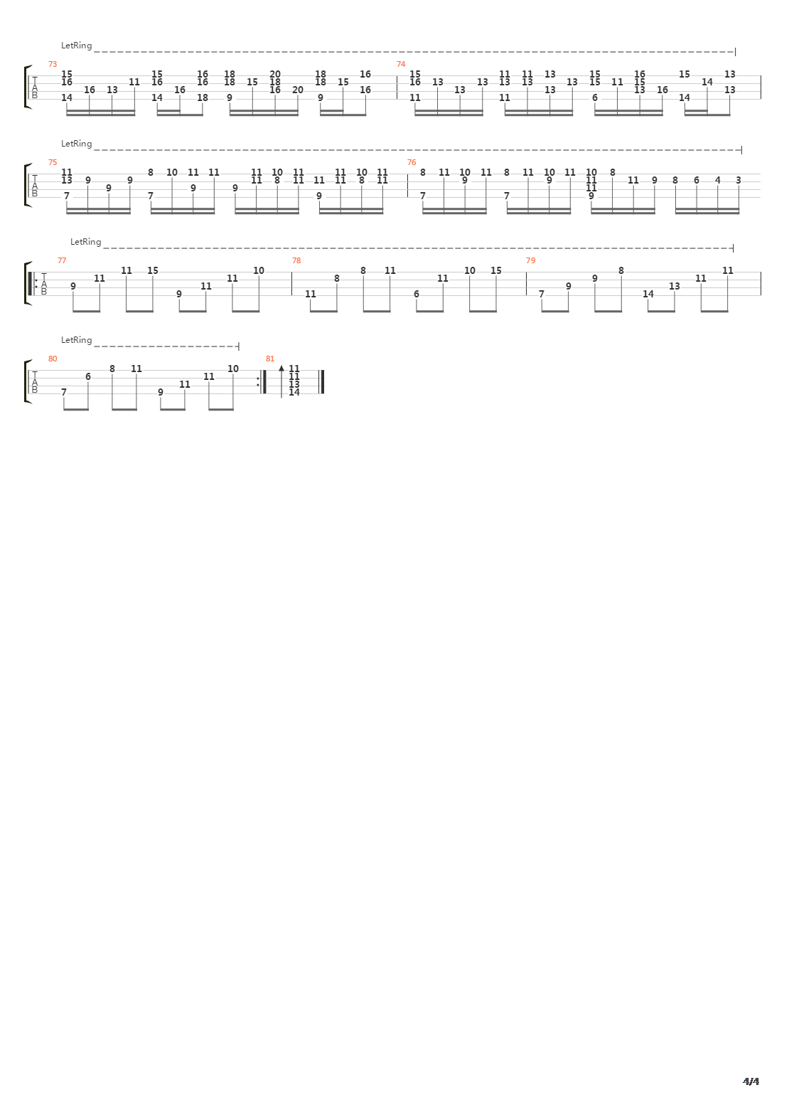 卡农(Canon)吉他谱