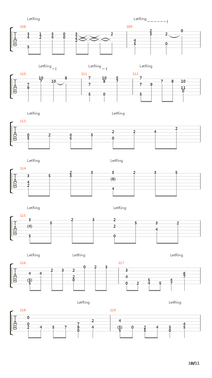 卡农(Canon)吉他谱