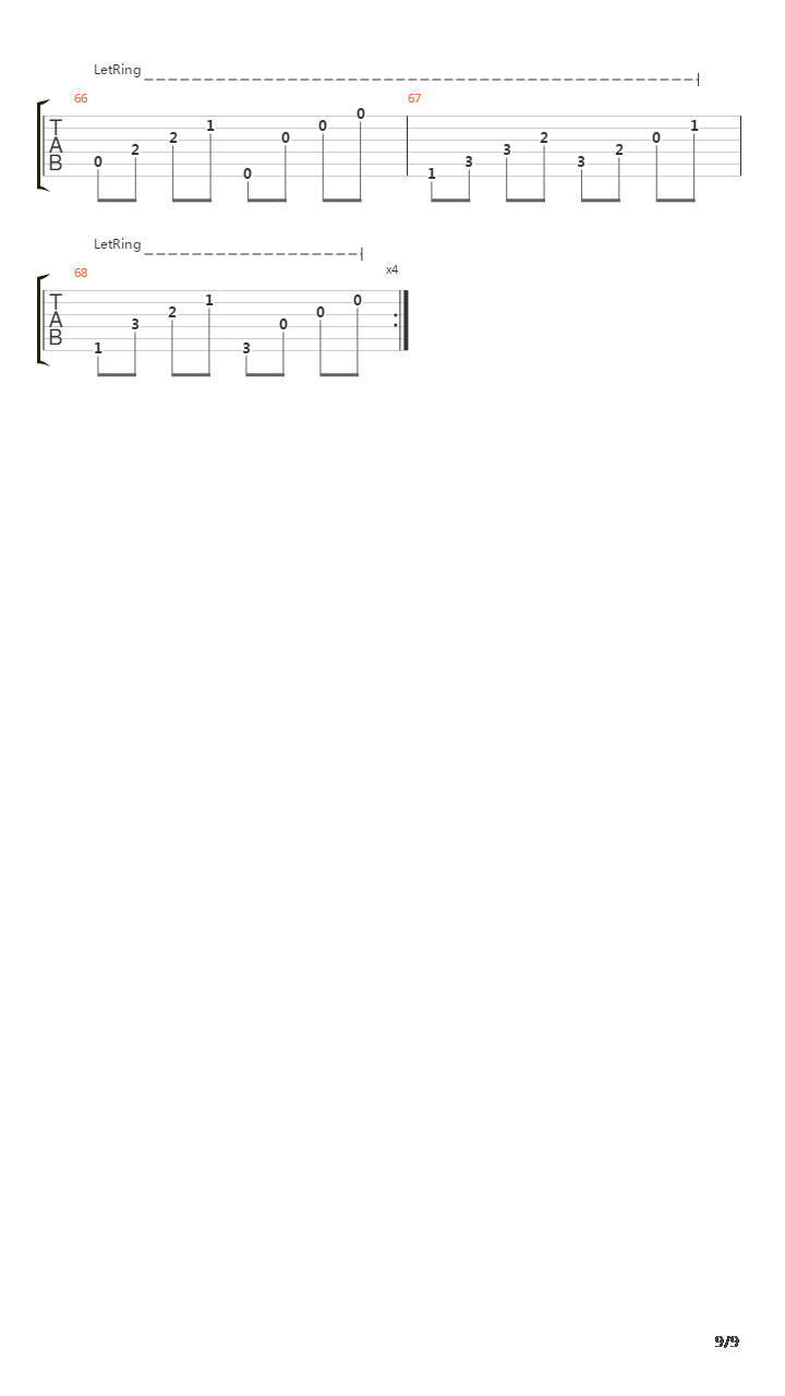 卡农(Canon)吉他谱