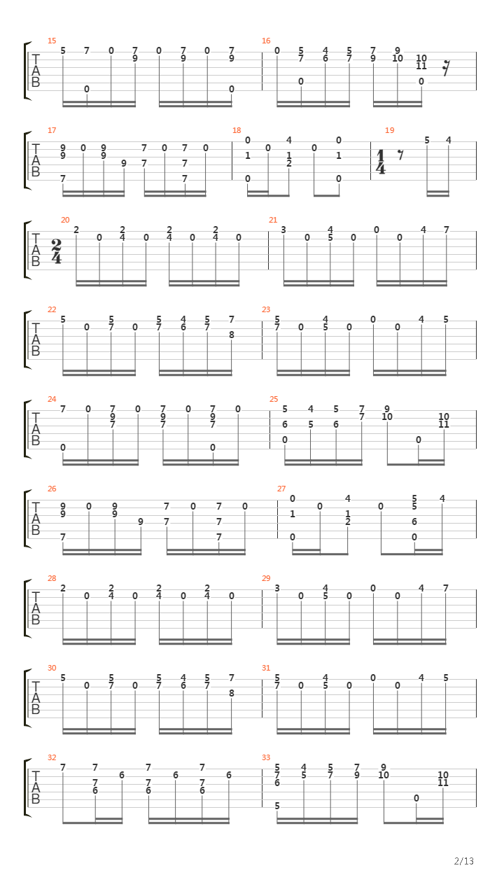 魔笛变奏曲吉他谱