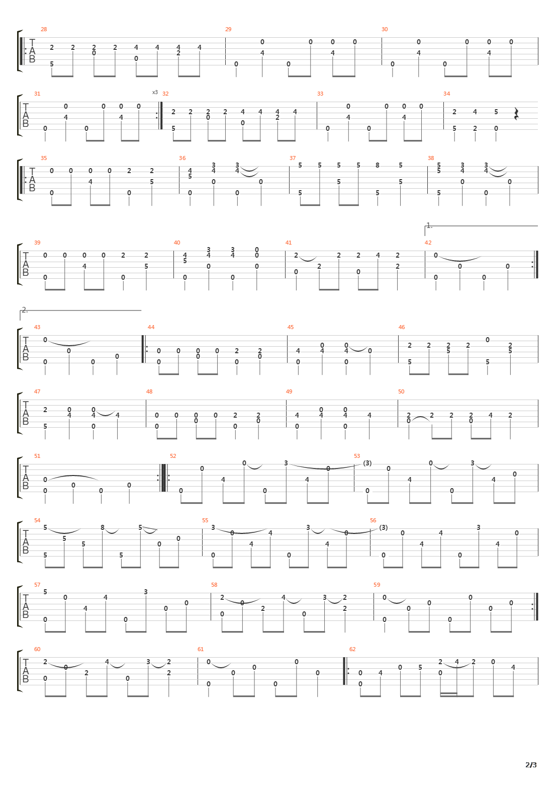 6AM吉他谱