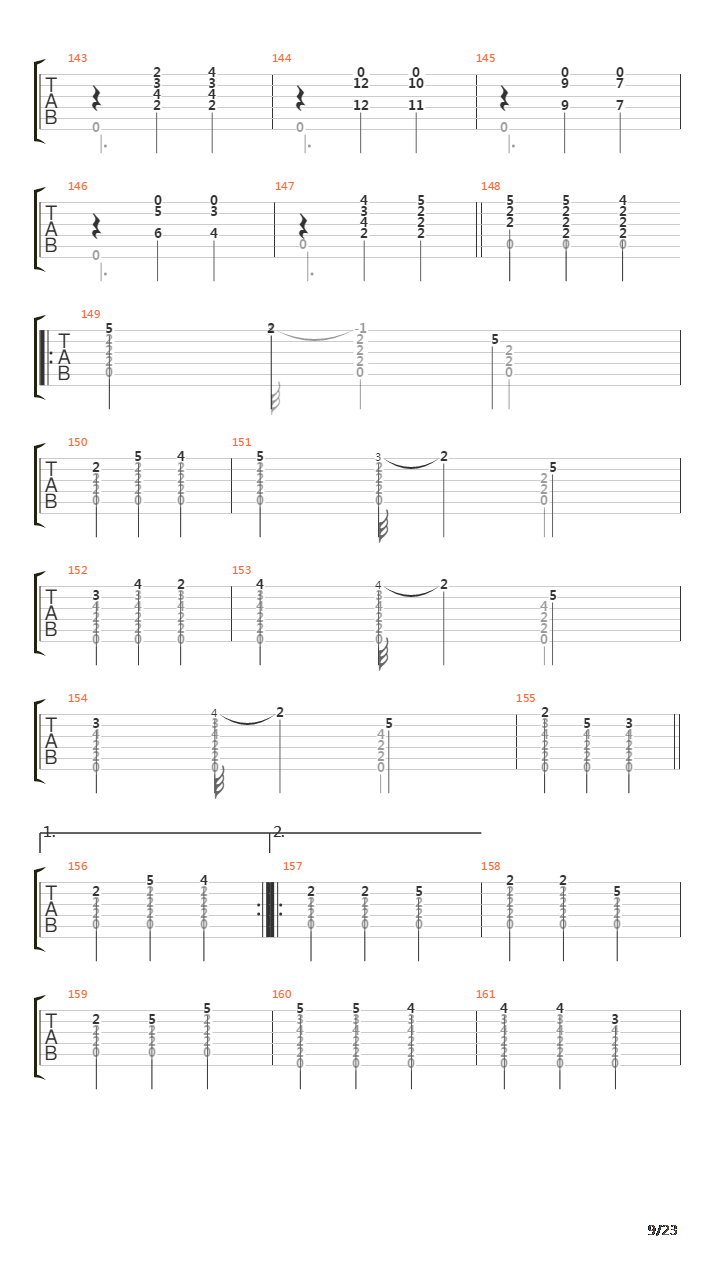 大霍塔舞曲吉他谱