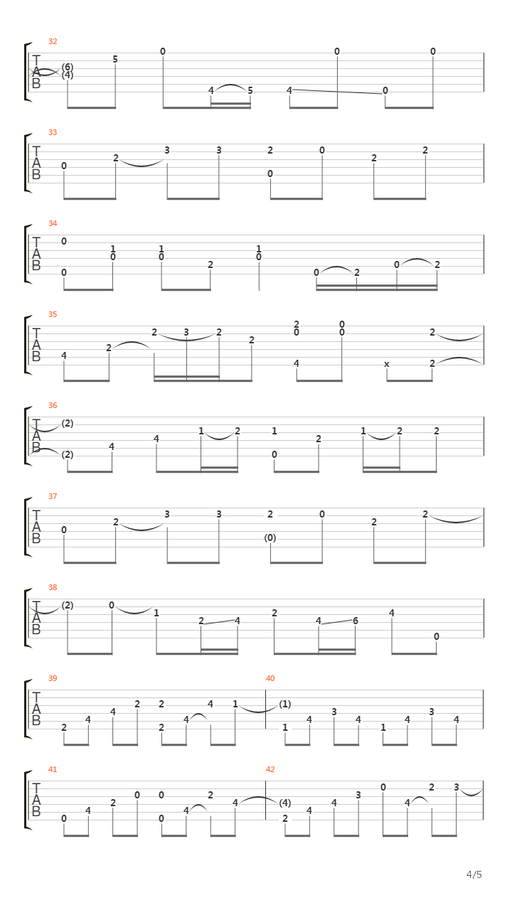 Tears In Heaven(泪洒天堂)吉他谱