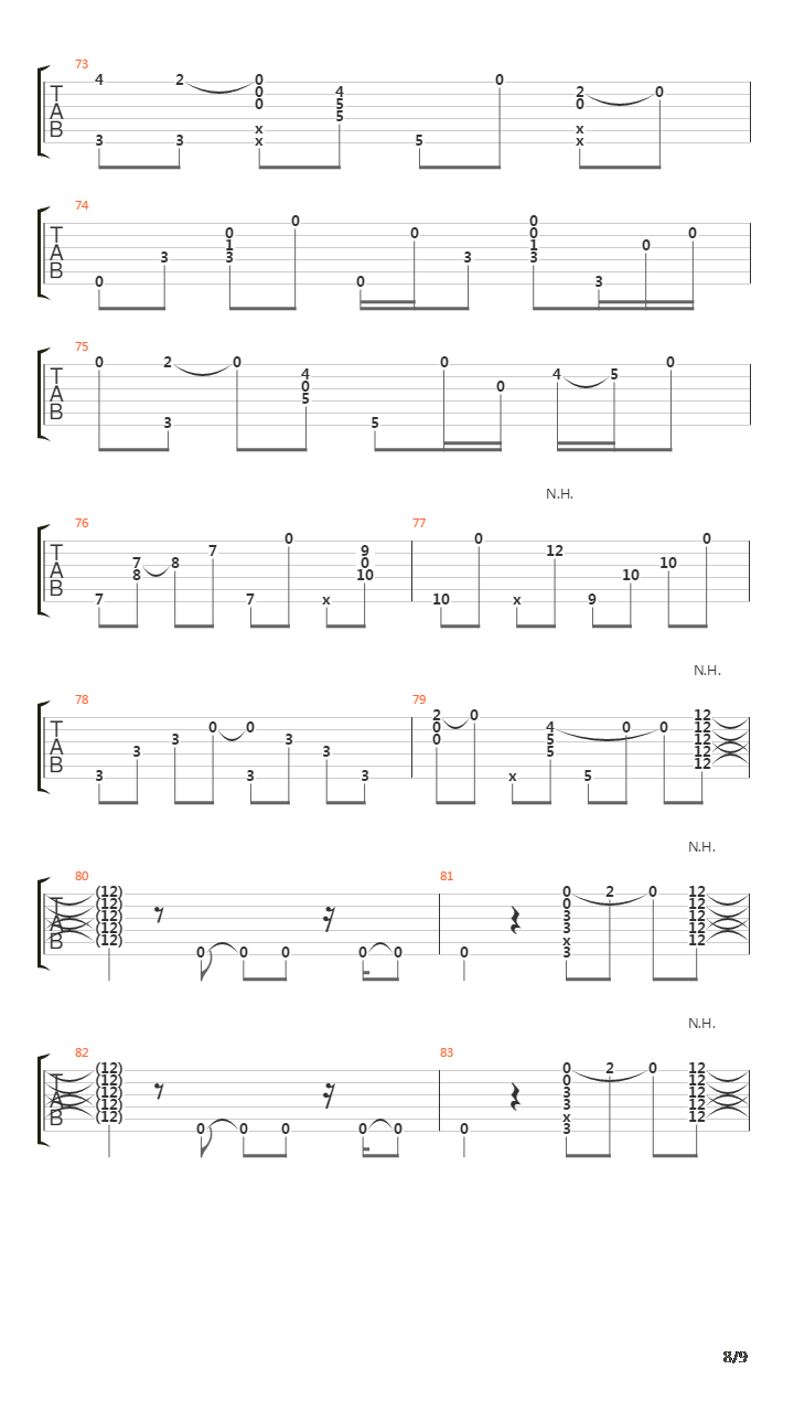 Art Of Motion吉他谱