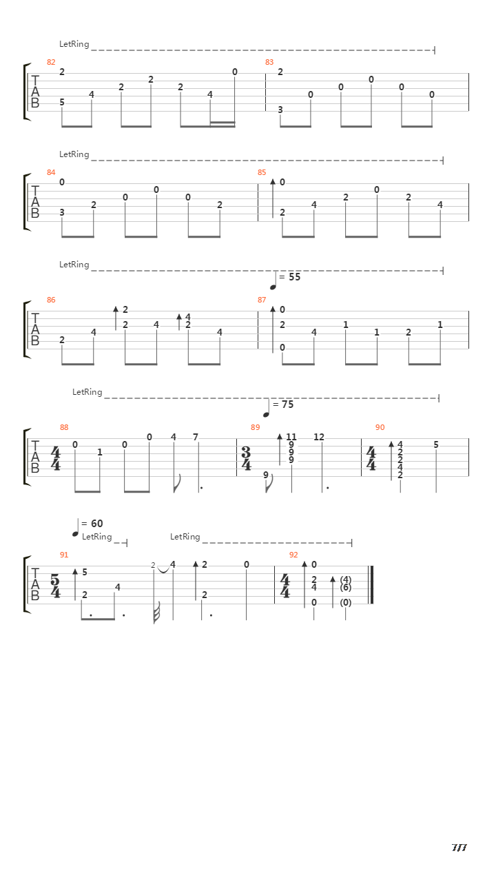 Cavatina吉他谱
