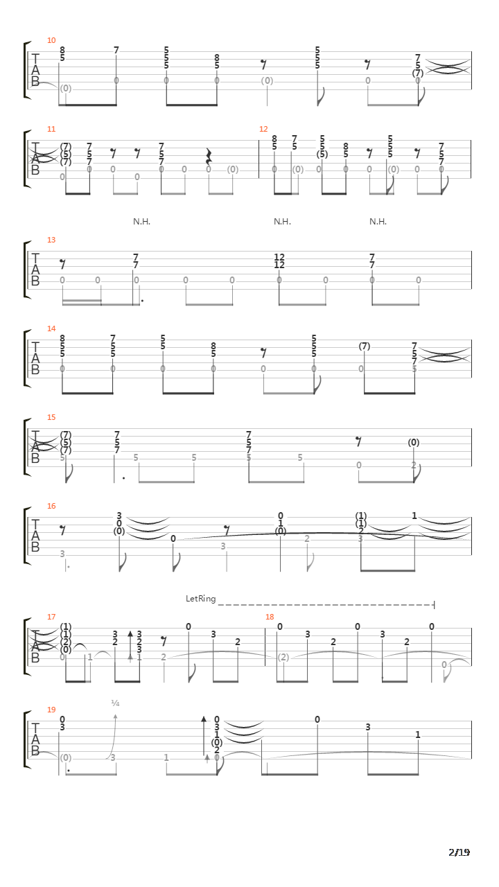 Classical Gas吉他谱