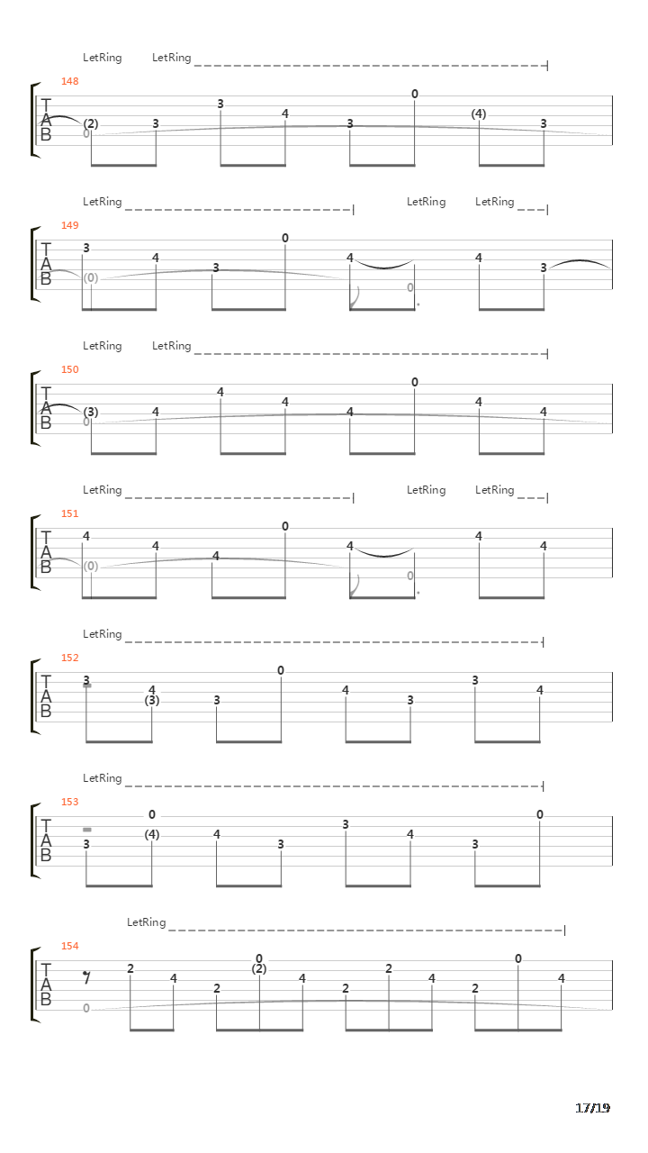 Classical Gas吉他谱