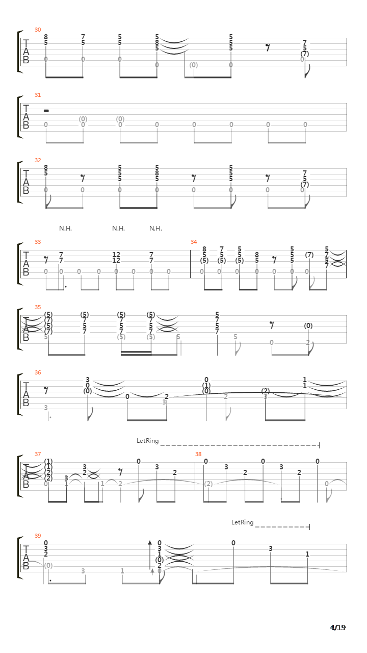 Classical Gas吉他谱