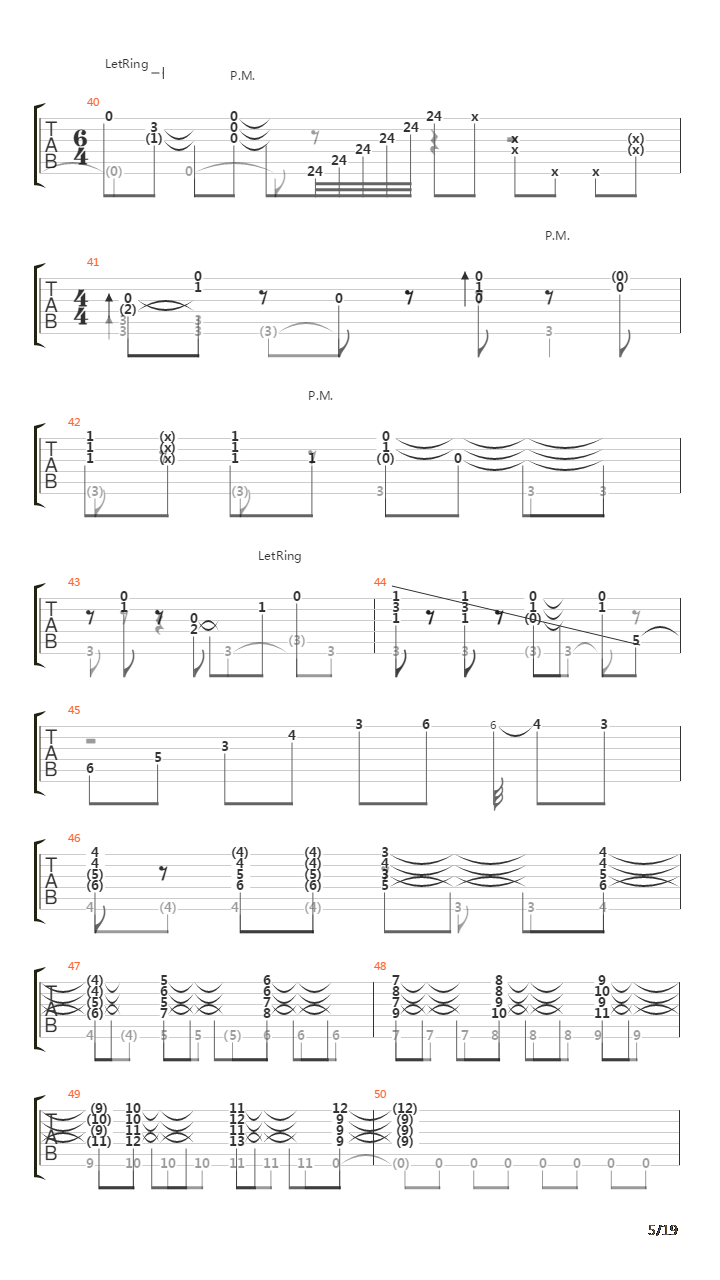 Classical Gas吉他谱