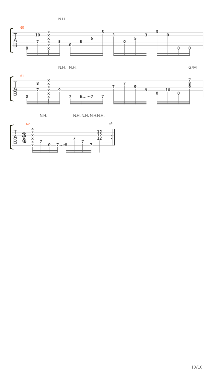 Ebon Coast吉他谱