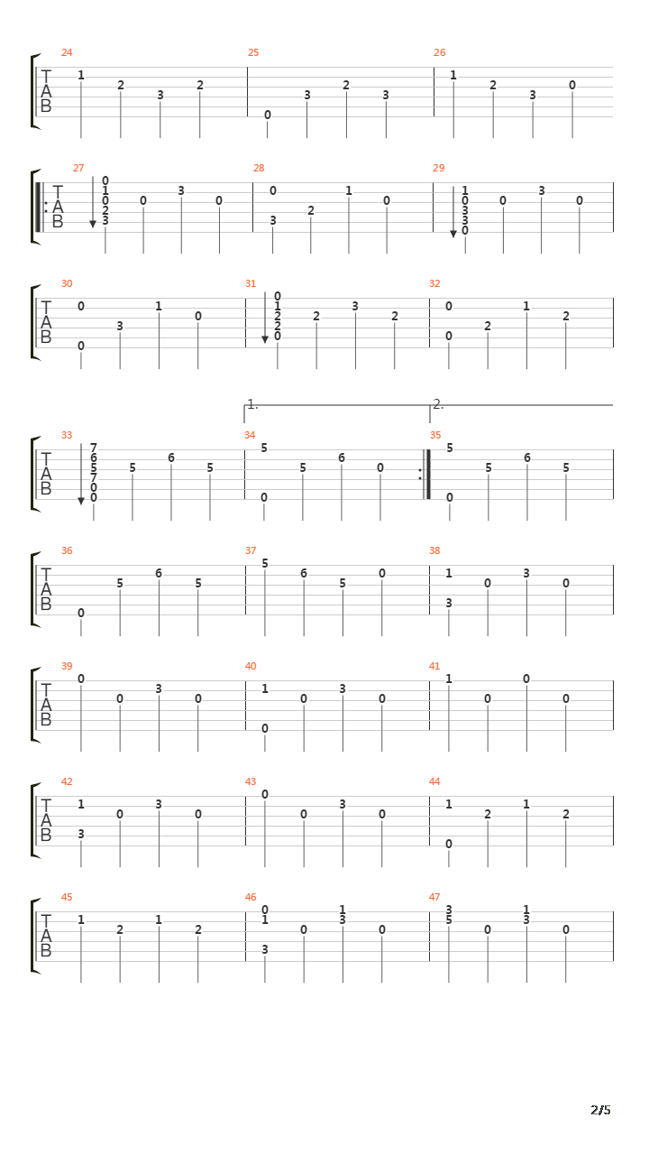 Falling Slowly吉他谱