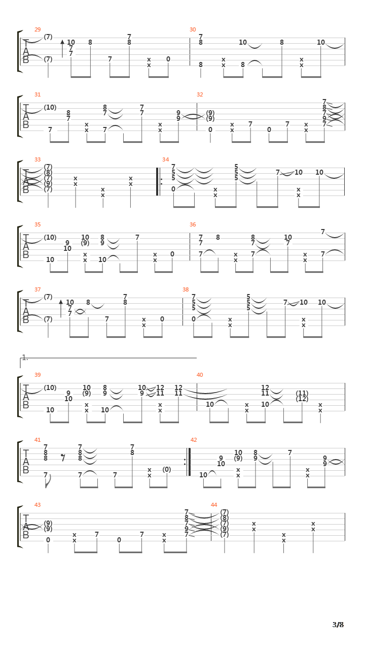 Farewell吉他谱