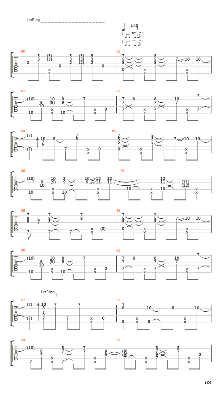 Farewell吉他谱