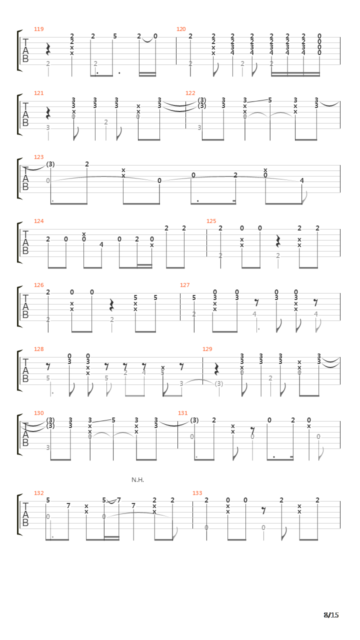 Hotel California(加州旅馆)吉他谱