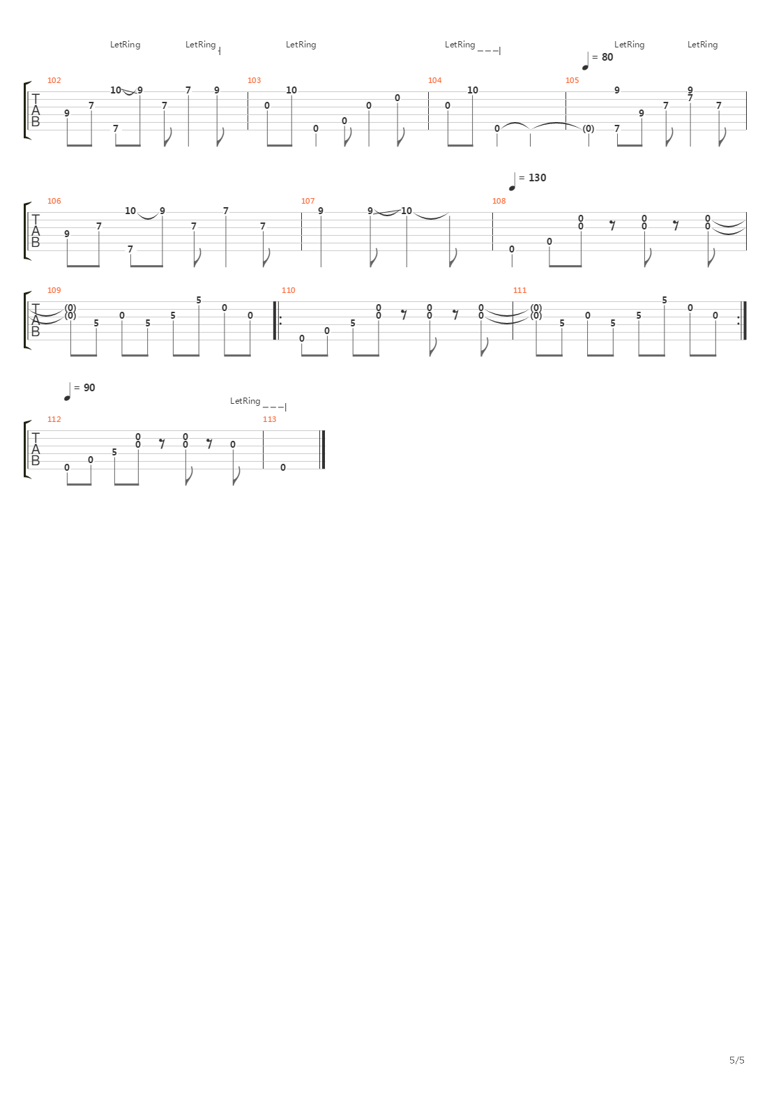 Mosel River吉他谱