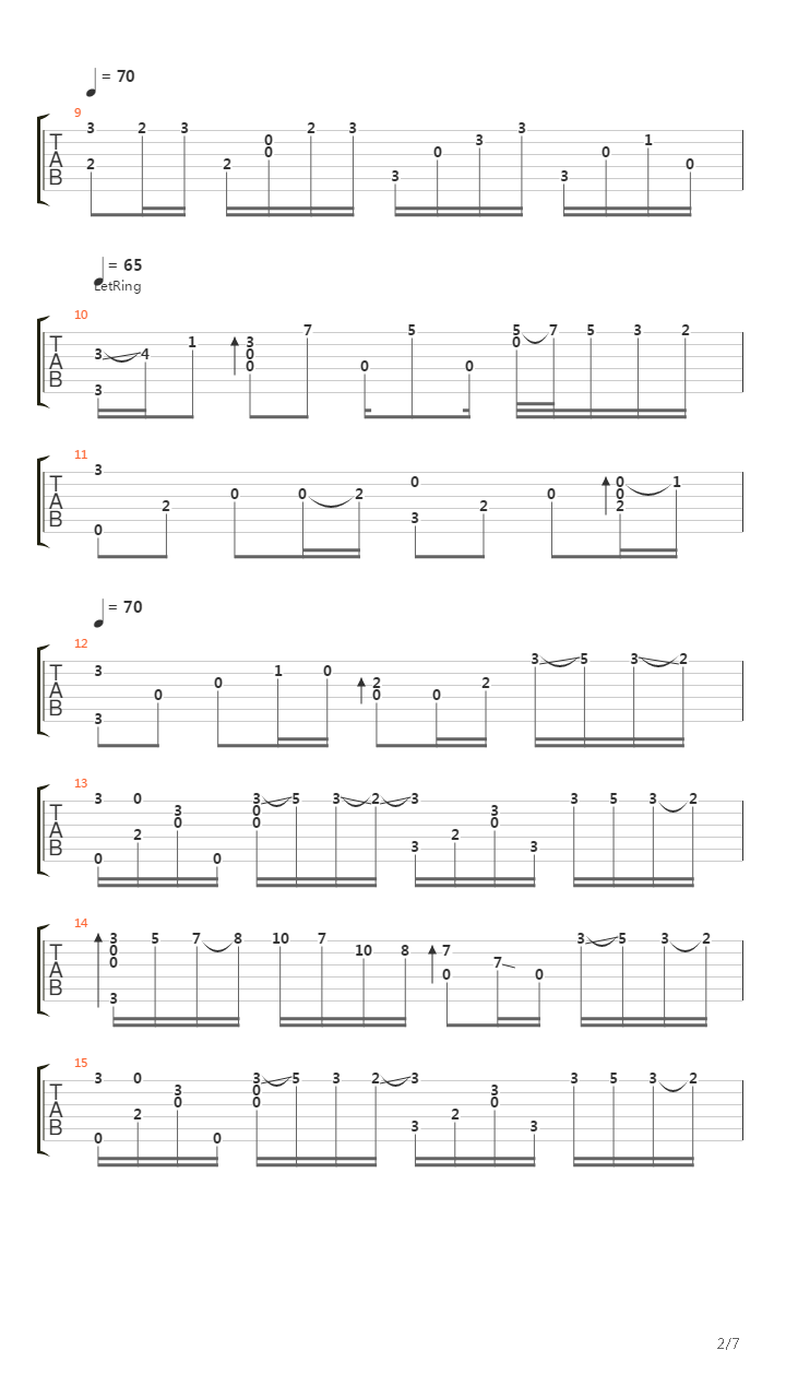 River Flows In You吉他谱