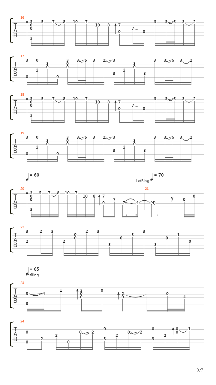 River Flows In You吉他谱