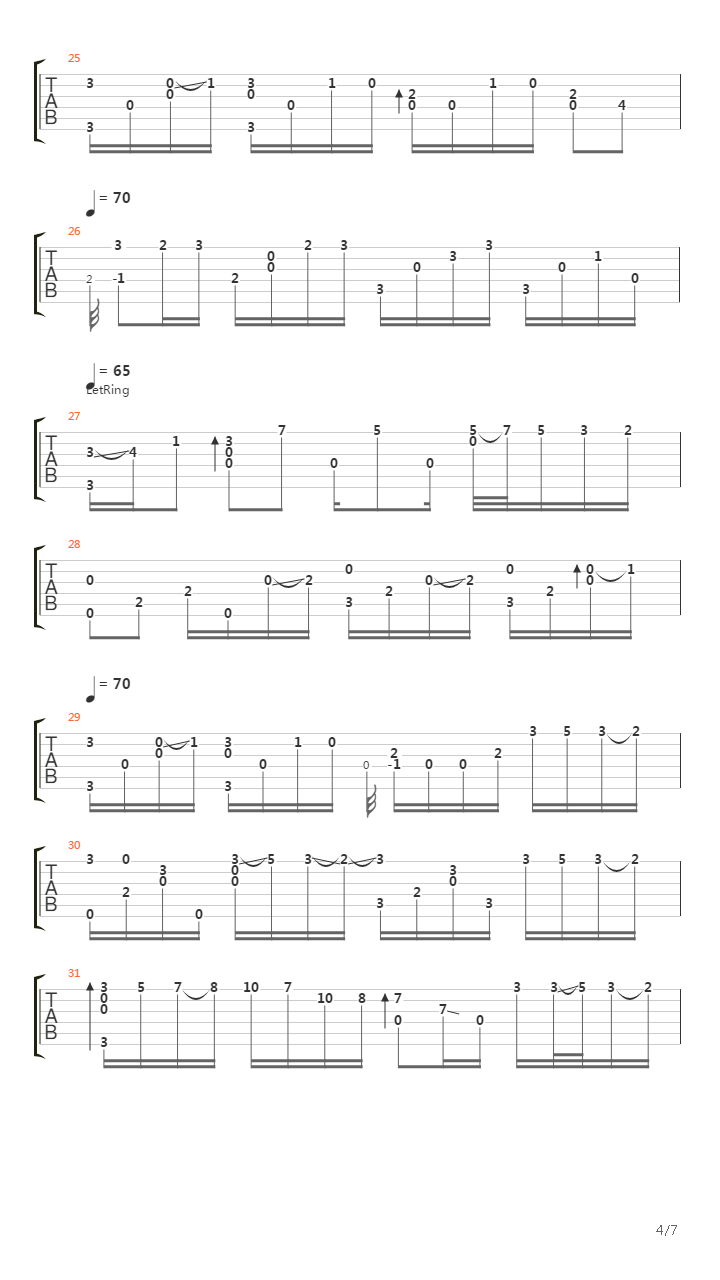 River Flows In You吉他谱