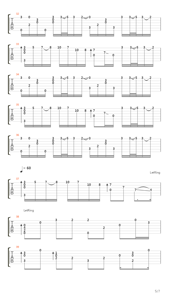 River Flows In You吉他谱