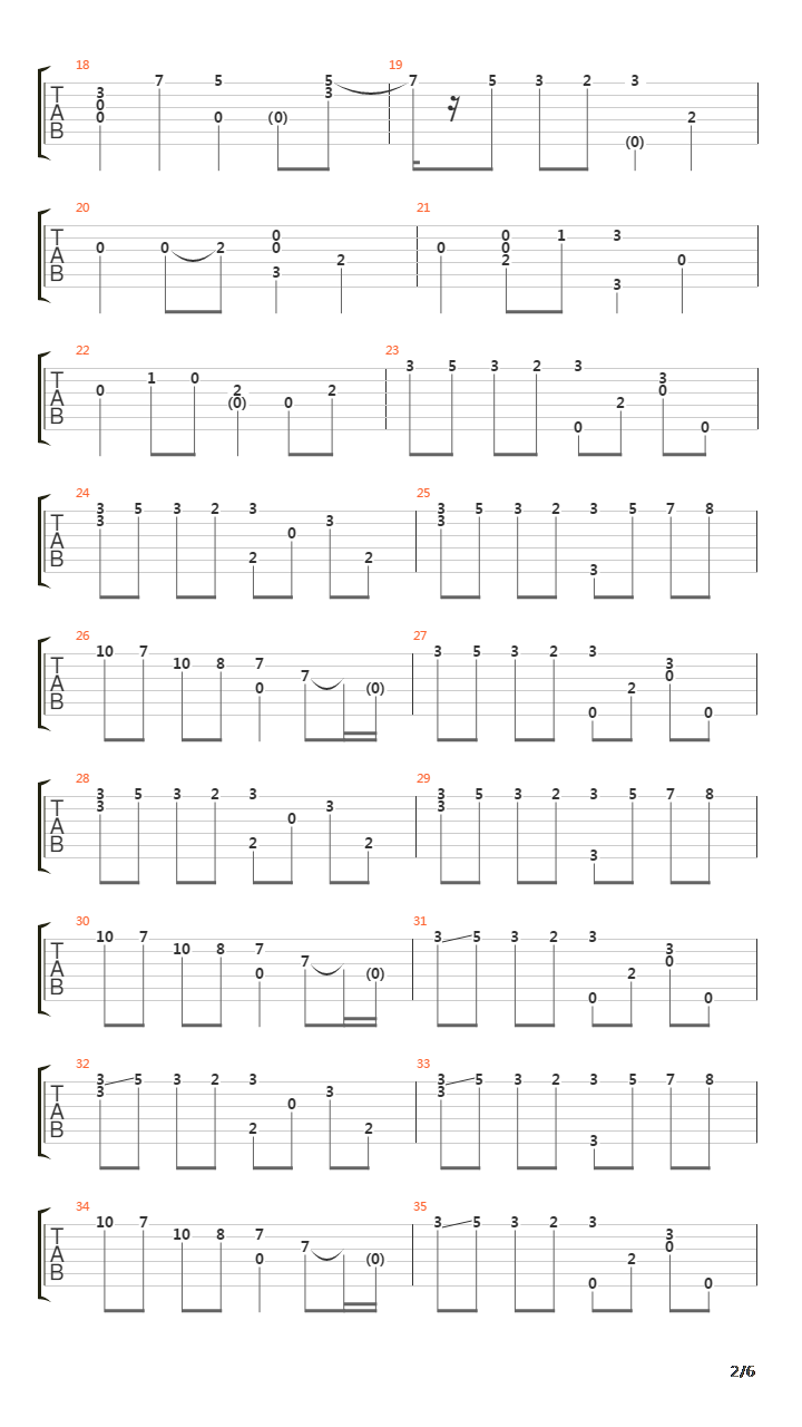 River Flows In You吉他谱