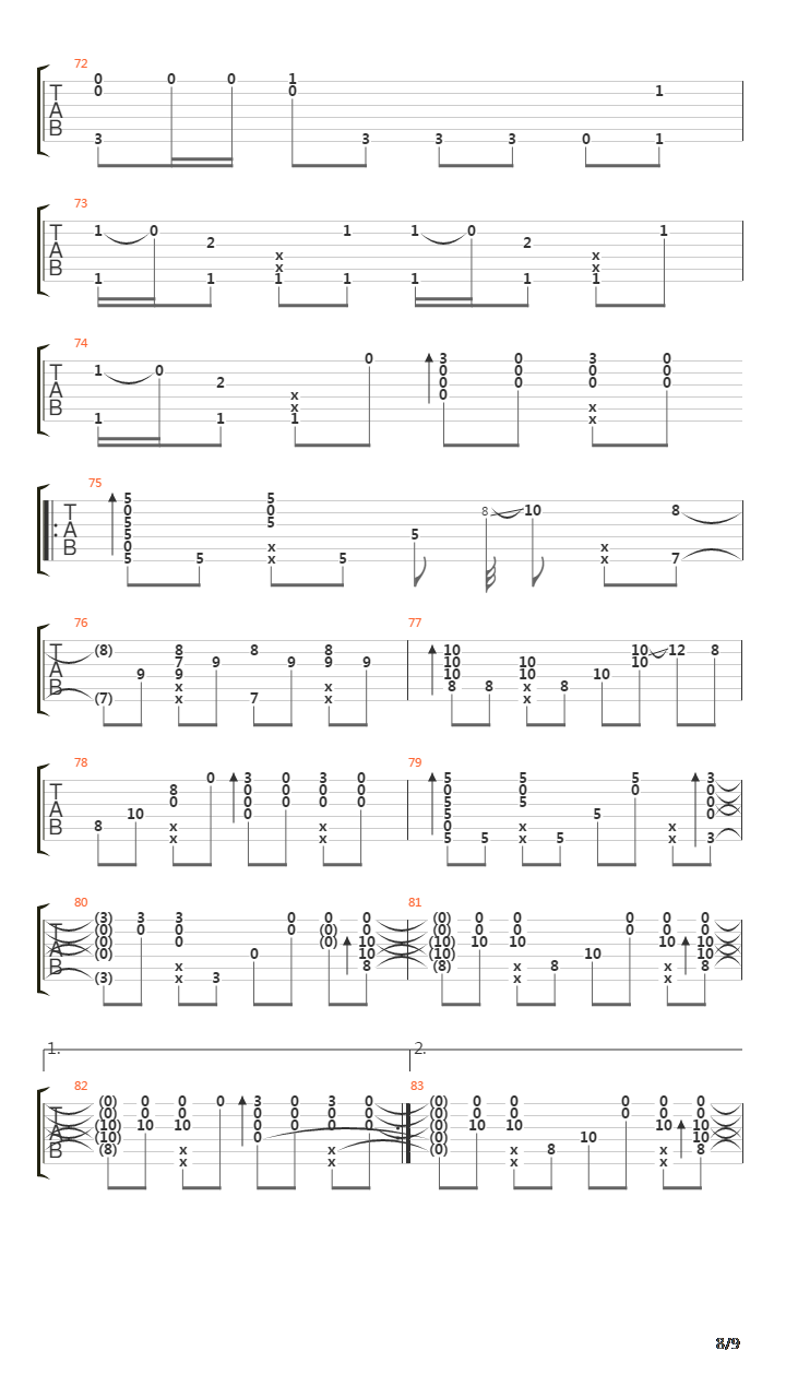 Rolling In The Deep吉他谱
