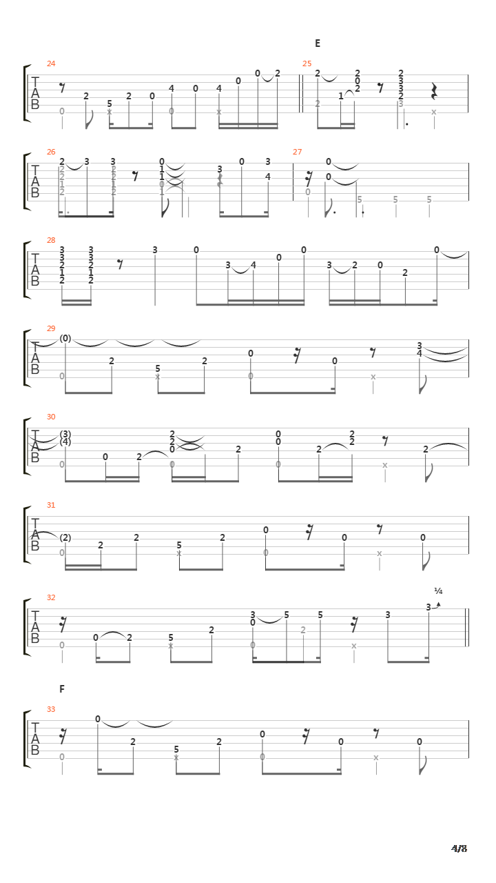 Superstition吉他谱