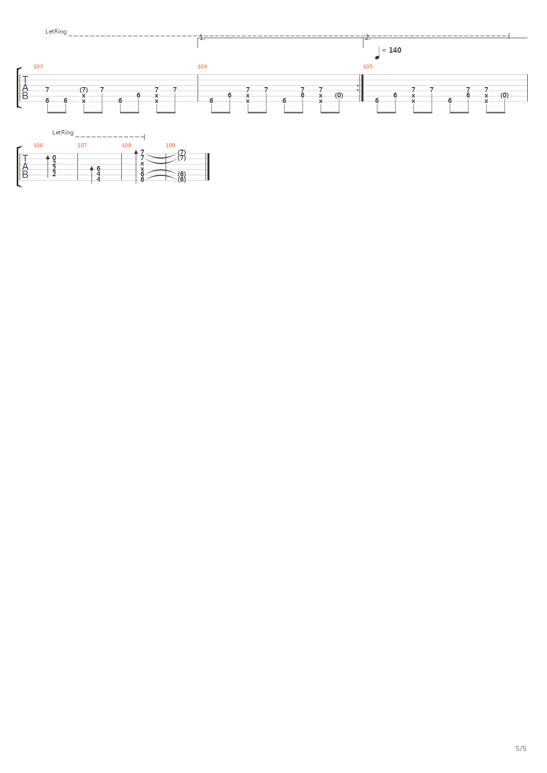 Take On Me吉他谱