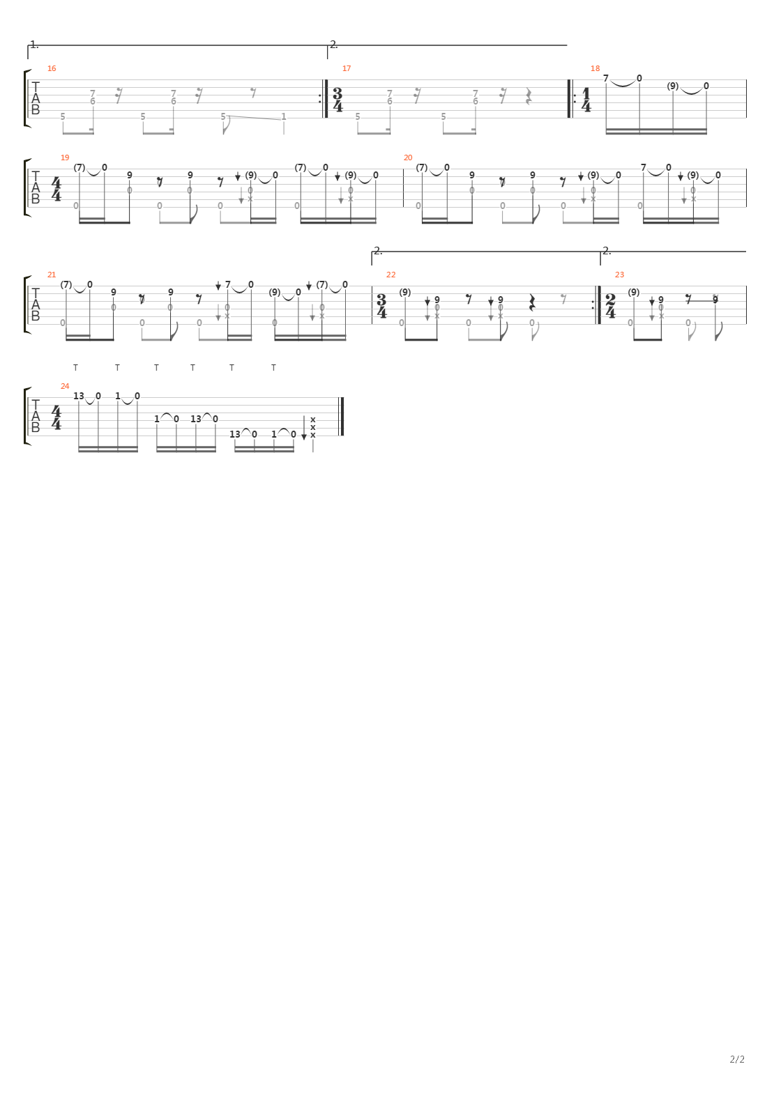 Tcld吉他谱