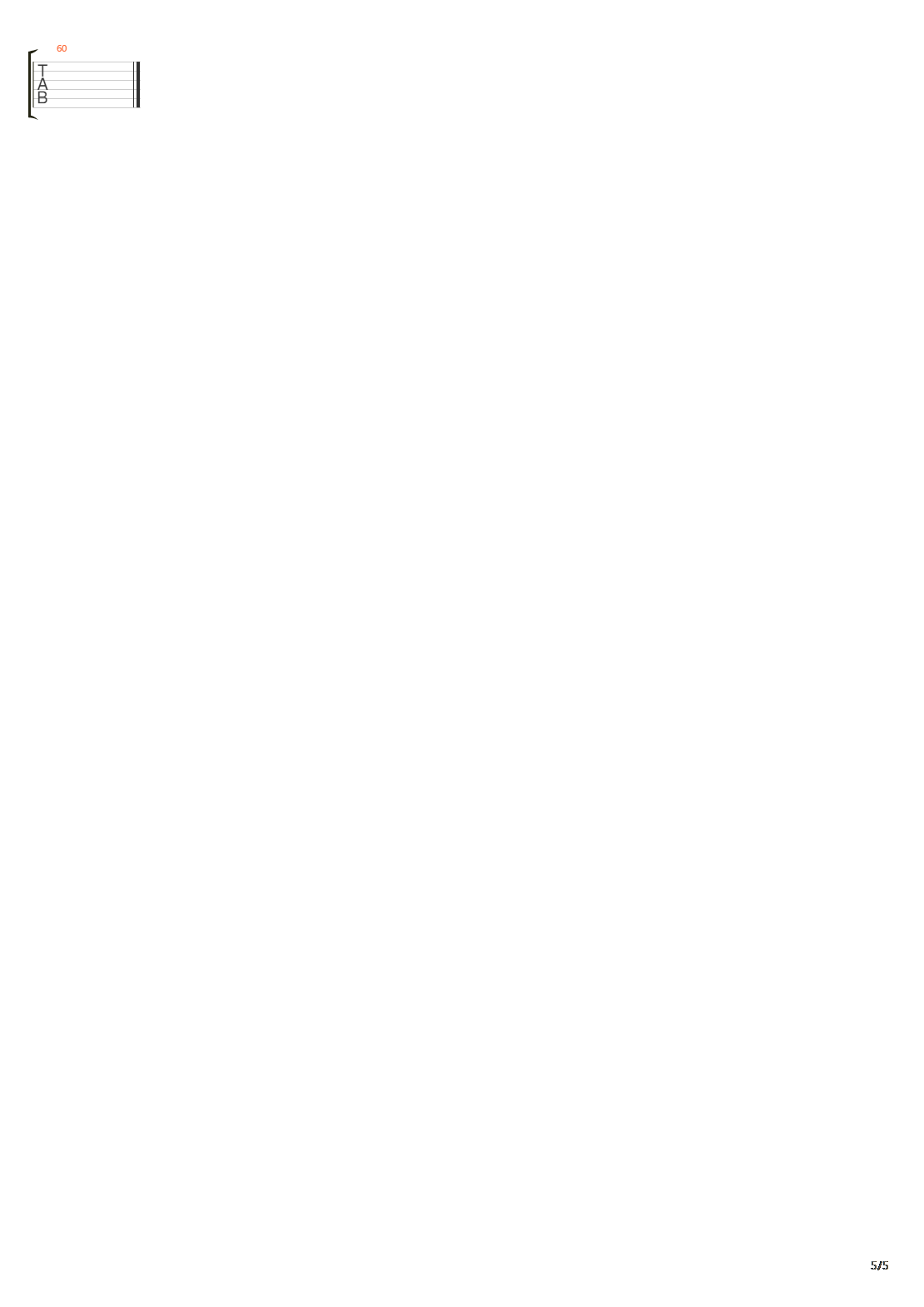 独一无二吉他谱