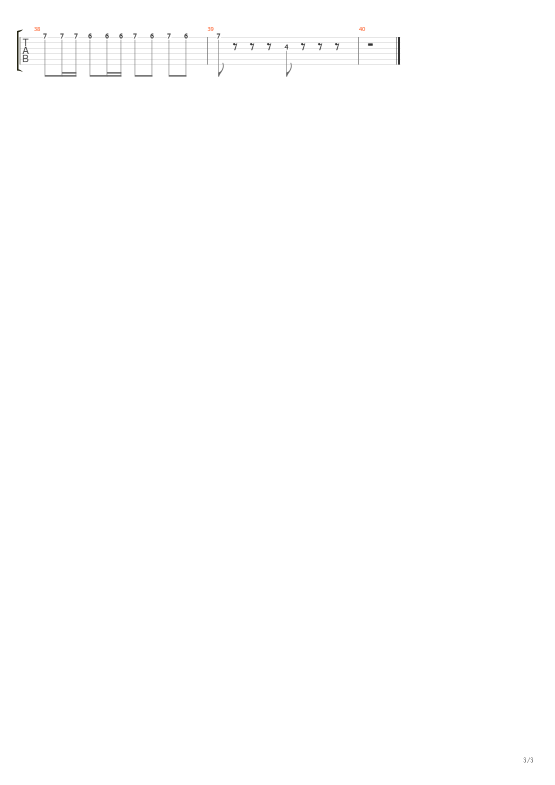 Symphony No 40(第四十交响曲)吉他谱